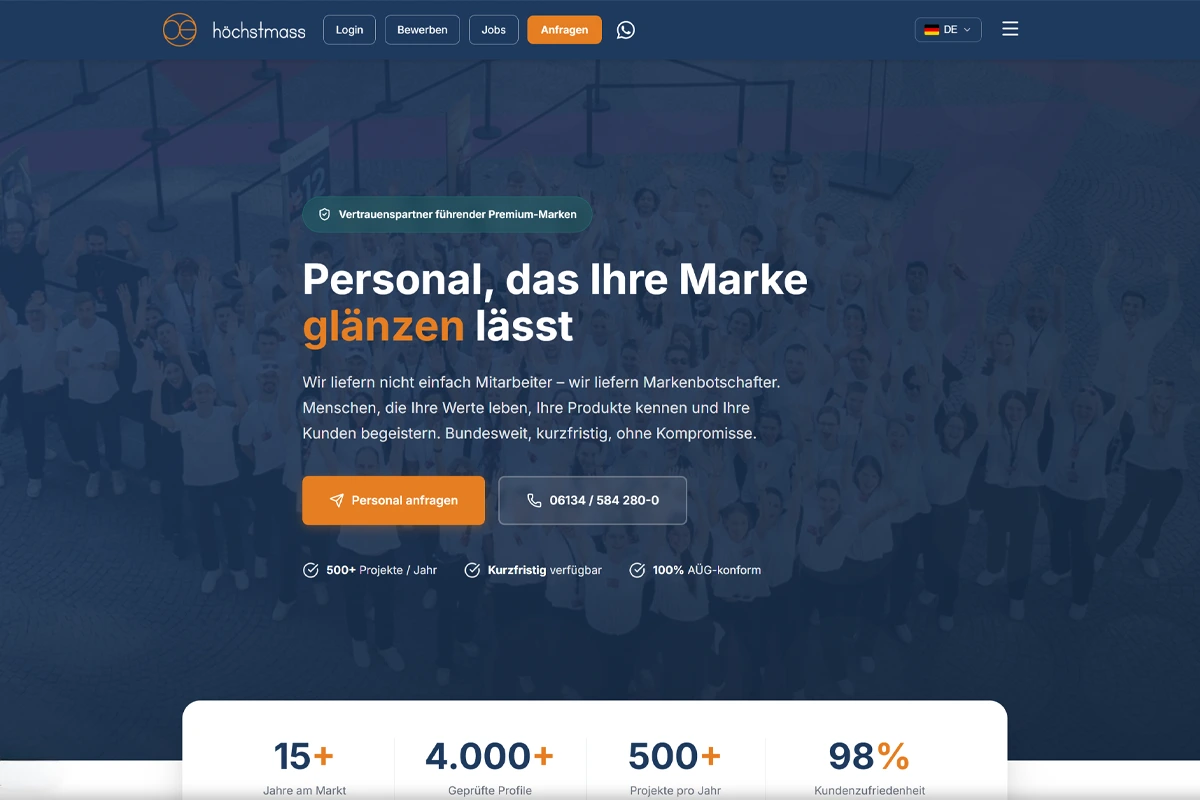 höchstmass team at work